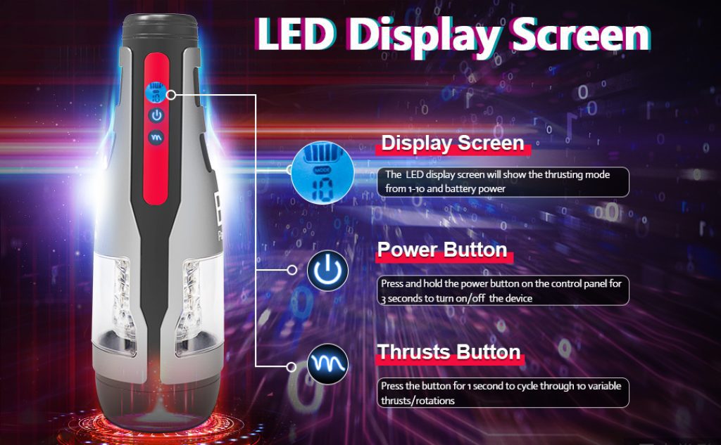 10 Powerful Thrusting Automatic Masturbator