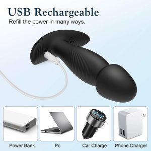 10 Vibration Butt Plug With Wireless Remote Controller