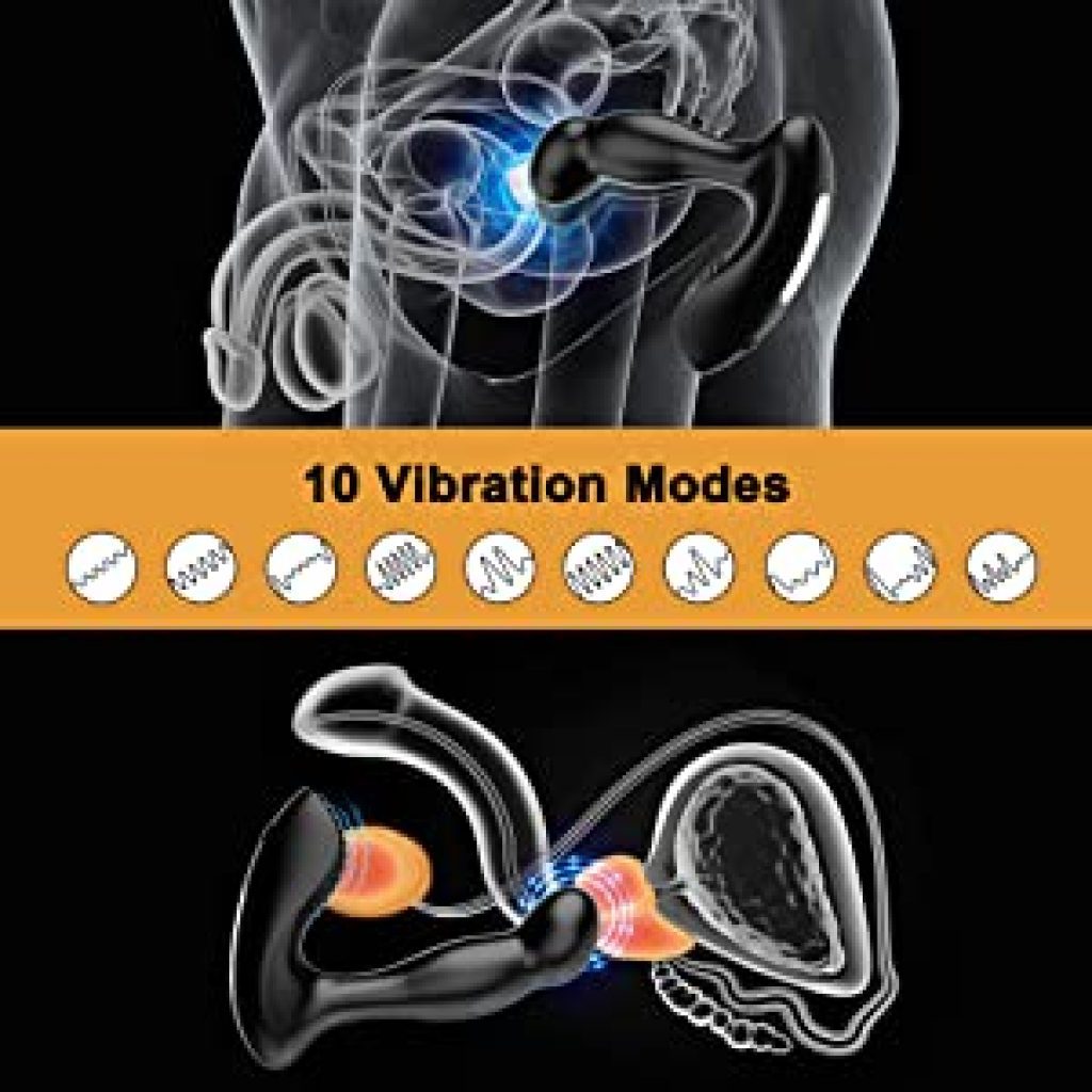 10 Vibration Prostate Massager With 5 Swing Motion