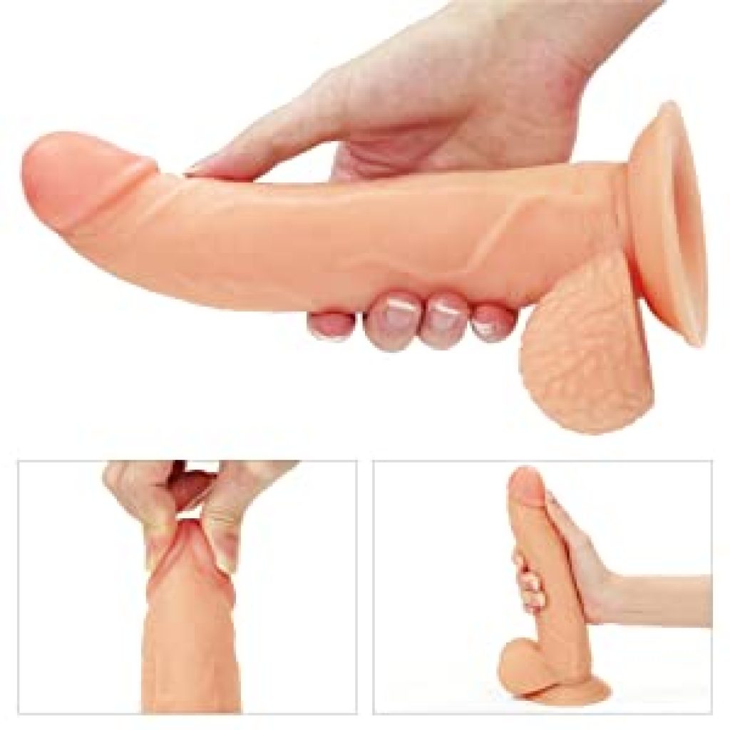 8.5 inch Realistic Strap on Dildo for Lesbian Strapon