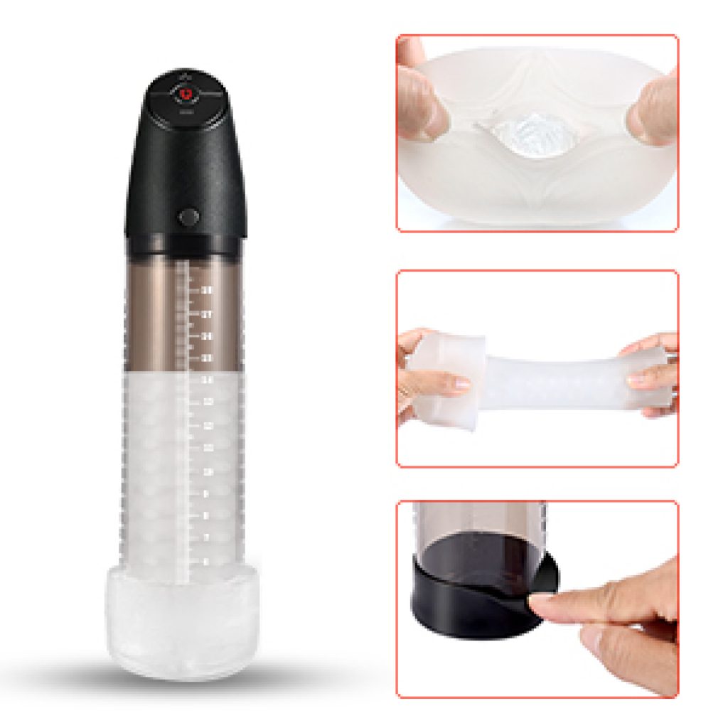 UTIMI 2 in 1 Automatic Penis Pump With Masturbation Sleeve