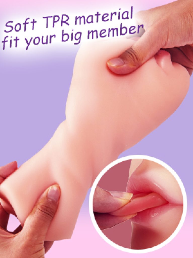 Realistic Oral Blowjob Pocket Pussy Masturbator