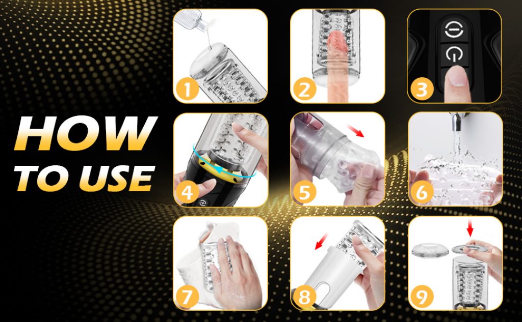 7 Thrusting Rotating Automatic Masturbator