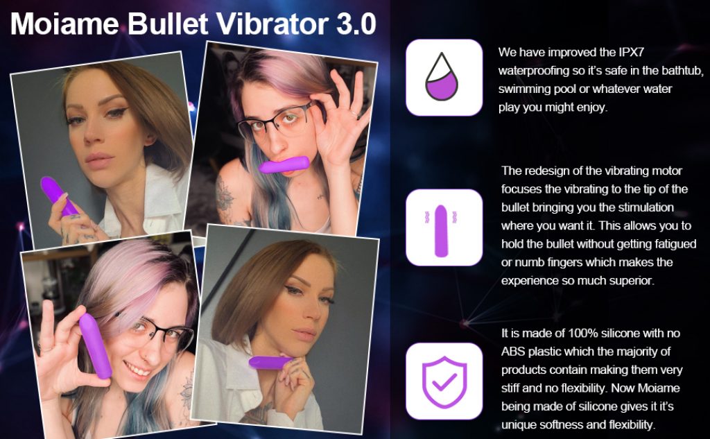 10 Modes Lipstick Bullet Vibrator