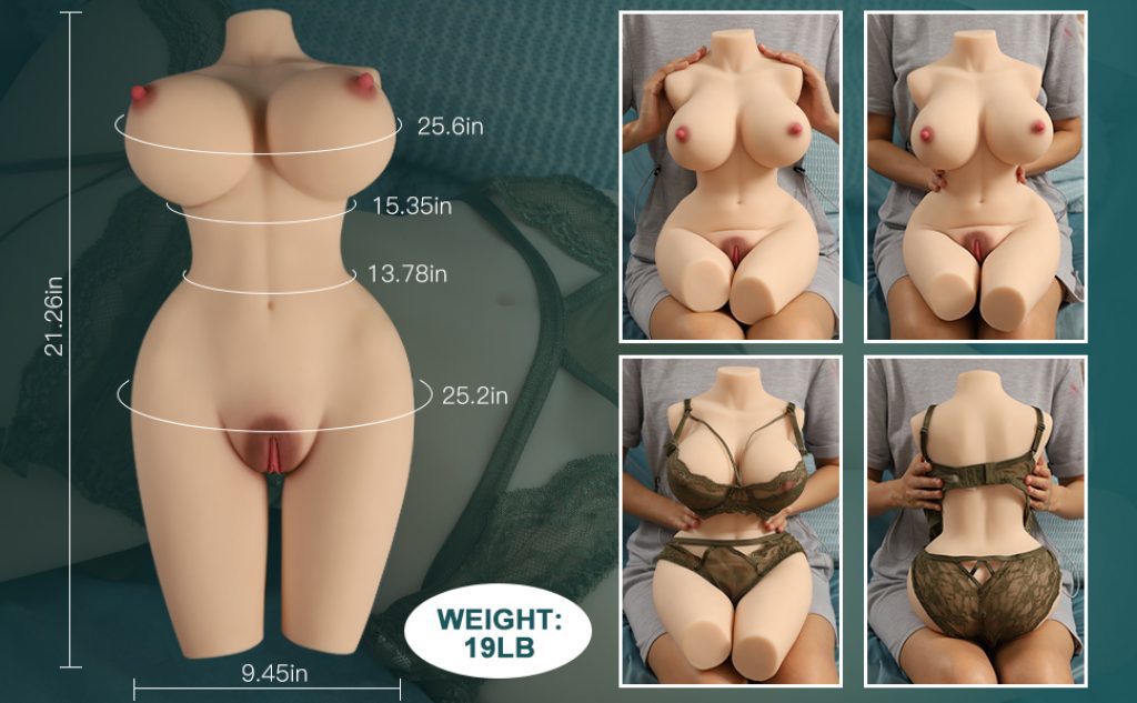 21 Inch Big Torso Exotic Half Sex Doll