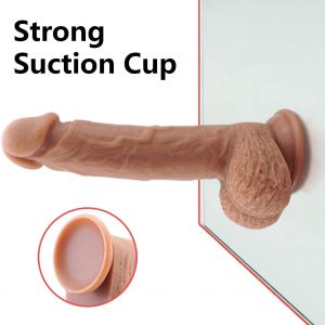 Huge 9 Inch Flexible Realistic Dildo