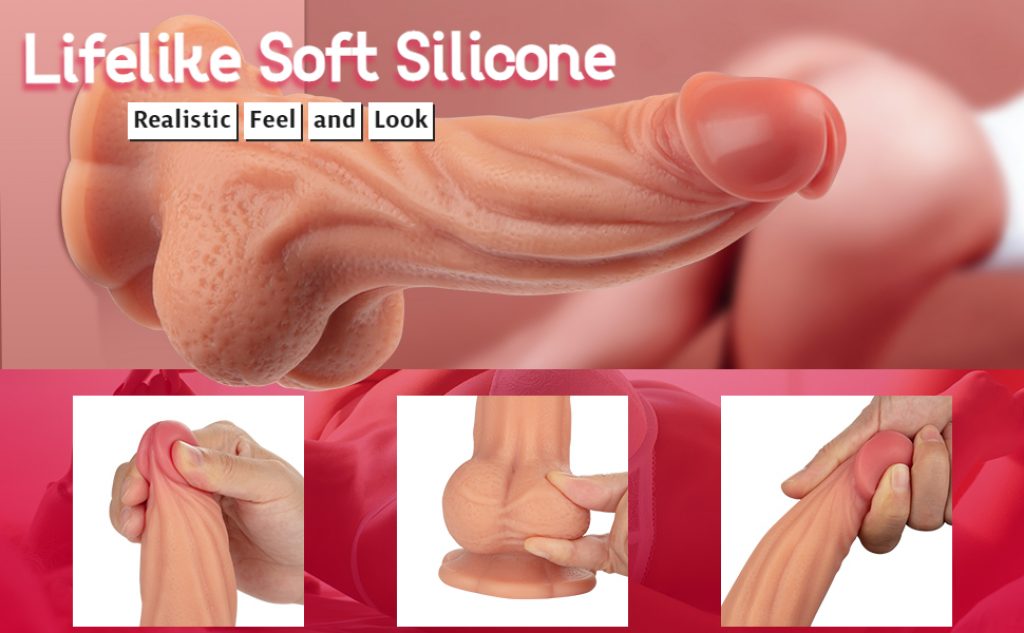 Strong 8 Inch Muscular Realistic Dildo