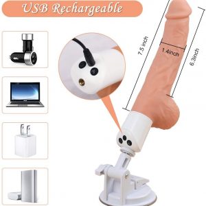 Super 7 Vibrating Telescopic Dildo Machine
