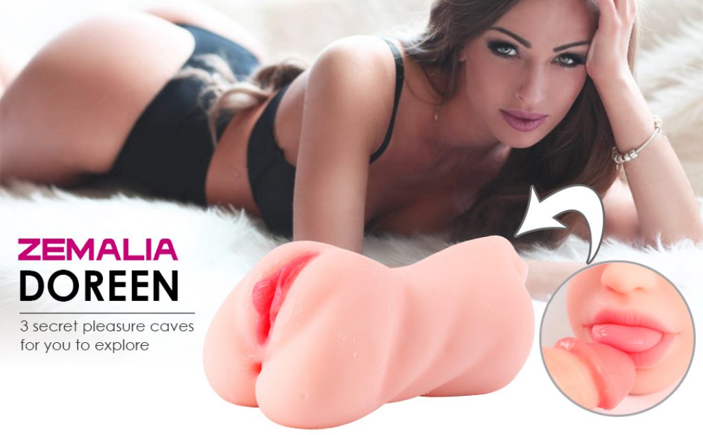 ZEMALIA 3 in 1 Pocket Pussies Masturbator