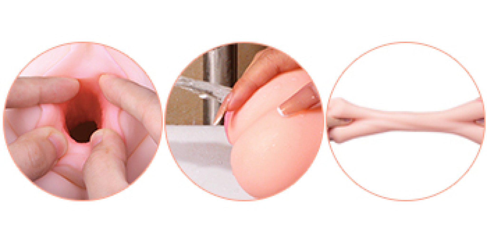 ZEMALIA 3D realistic vaginal butt stroker pocket pussy