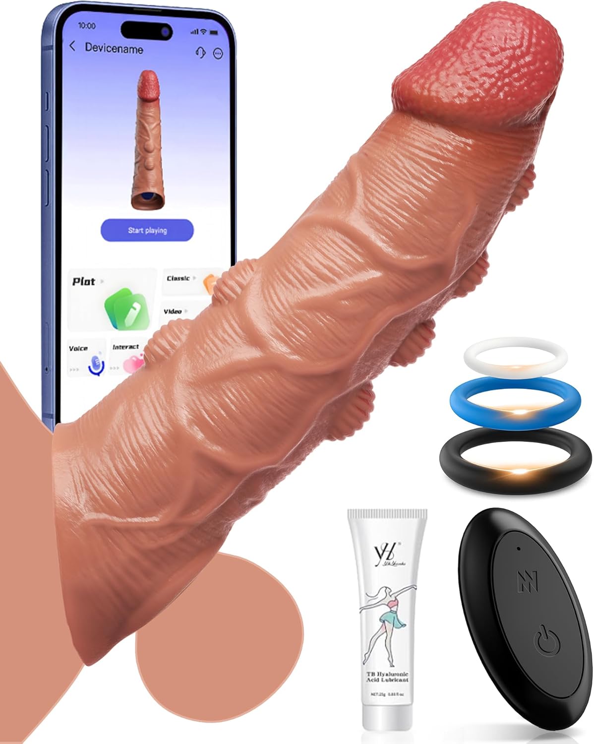 App Controlled Penis Sleeve