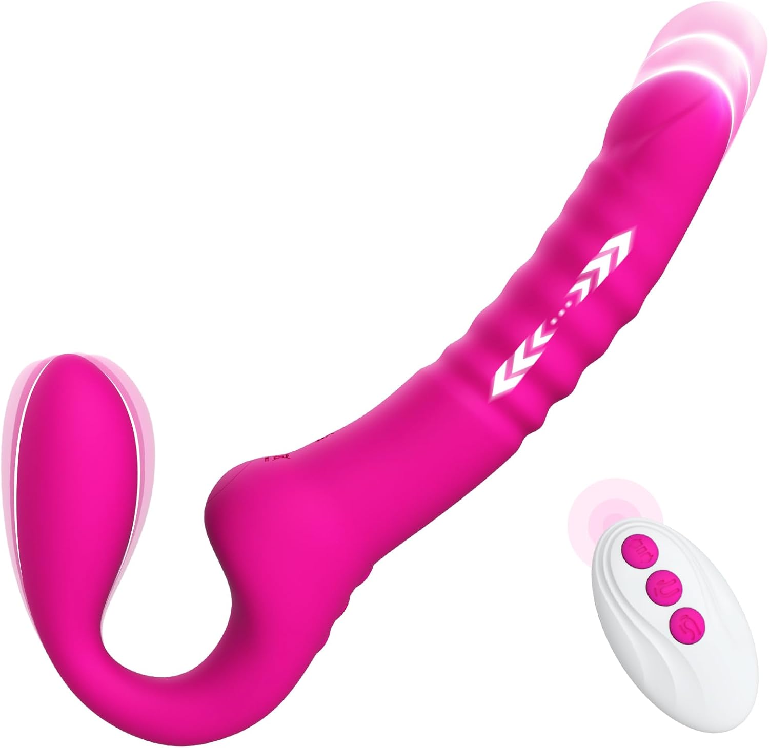 Remote Control Strapless Strap-On Dildo