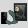 LELO Hugo 2 app controlled prostate massager with smartphone app interface and packaging box
