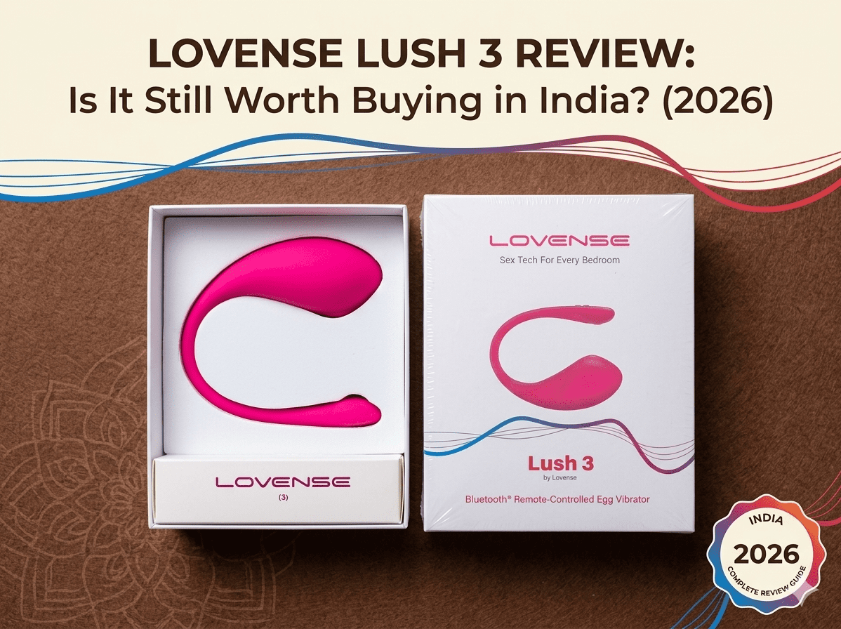 Lovense Lush 3 review India 2026 showing product and box packaging with app controlled egg vibrator
